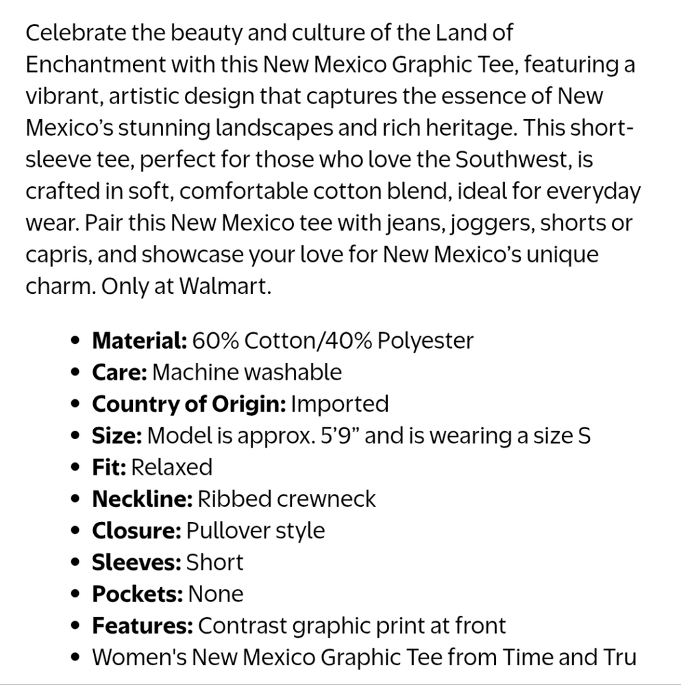 New Mexico Shirt - Picture 3 of 3